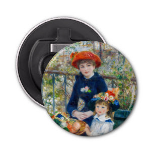 Pierre-Auguste Renoir - Two sisters on the Terrace Bottle Opener