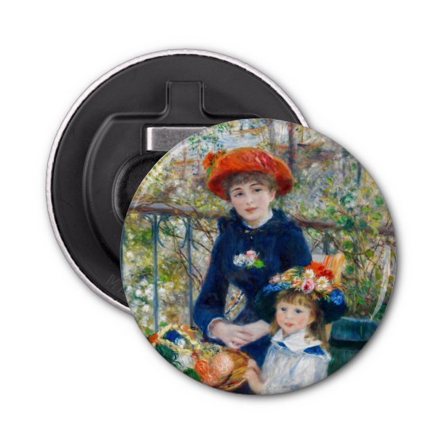 Pierre-Auguste Renoir - Two sisters on the Terrace Bottle Opener (Front)
