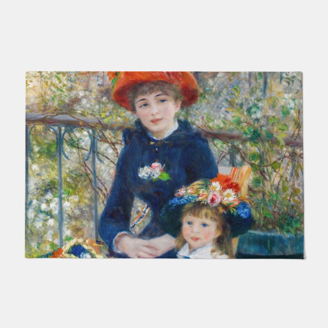 Pierre-Auguste Renoir - Two sisters on the Terrace Doormat (Front)