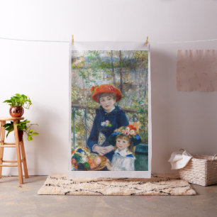 Pierre-Auguste Renoir - Two sisters on the Terrace Fabric