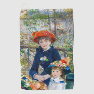 Pierre-Auguste Renoir - Two sisters on the Terrace Golf Towel