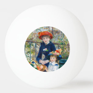 Pierre-Auguste Renoir - Two sisters on the Terrace Ping Pong Ball