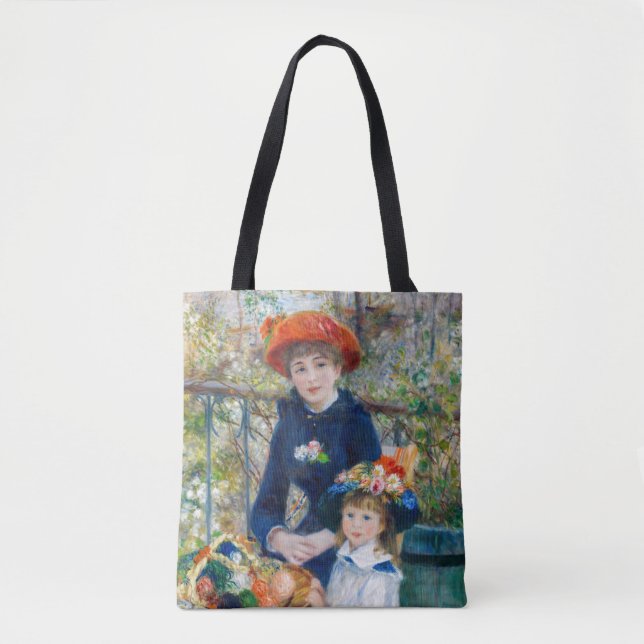 Pierre-Auguste Renoir - Two sisters on the Terrace Tote Bag (Front)