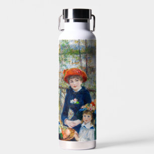 Pierre-Auguste Renoir - Two sisters on the Terrace Water Bottle