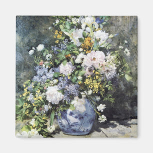 Pierre-Auguste Renoir Vase of flowers Magnet