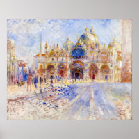 Pierre-Auguste Renoir - Venice, Piazza San Marco