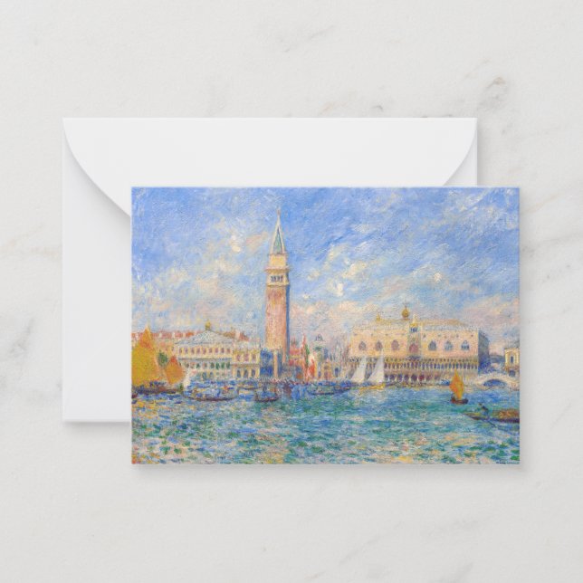 Pierre-Auguste Renoir - Venice, the Doge's Palace Card (Front)