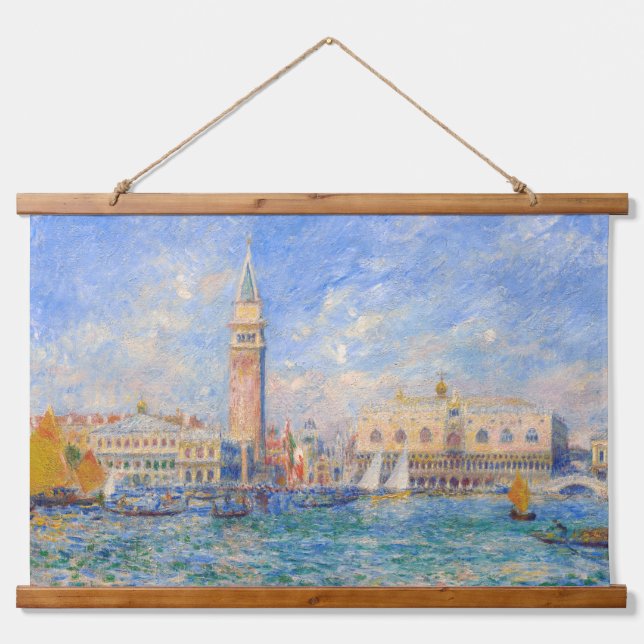 Pierre-Auguste Renoir - Venice, the Doge's Palace Hanging Tapestry (Front)
