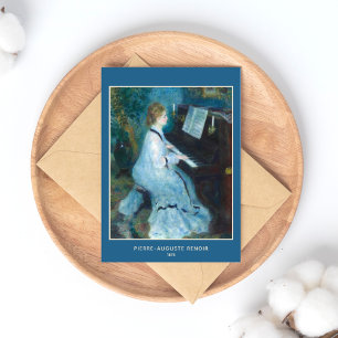 Pierre-Auguste Renoir, Woman at the Piano Postcard