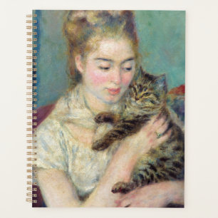 Pierre-Auguste Renoir - Woman with a Cat Planner