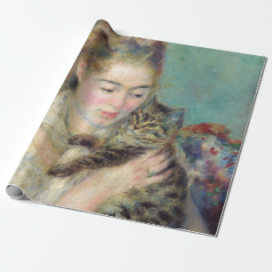 Pierre-Auguste Renoir - Woman with a Cat Wrapping Paper