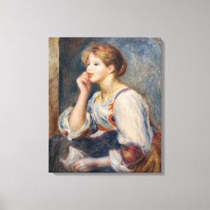 Pierre-Auguste Renoir - Woman with a Letter Canvas Print