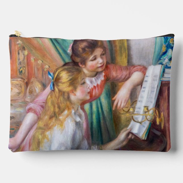 Pierre Auguste Renoir - Young Girls at the Piano Accessory Pouch (Front)