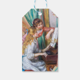 Pierre Auguste Renoir - Young Girls at the Piano Gift Tags