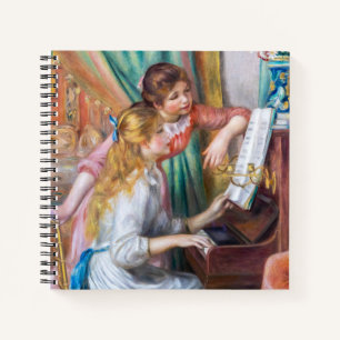 Pierre Auguste Renoir - Young Girls at the Piano Notebook