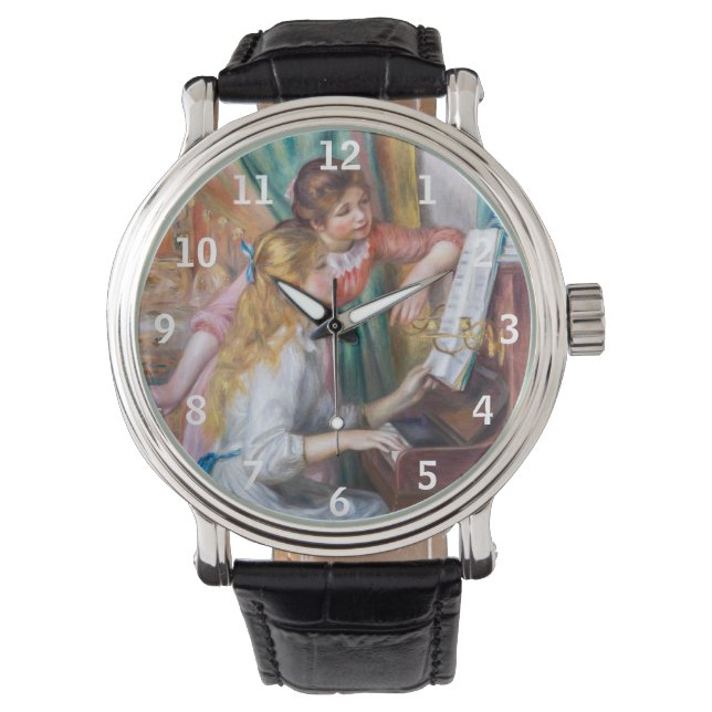 Pierre Auguste Renoir - Young Girls at the Piano Watch (Front)