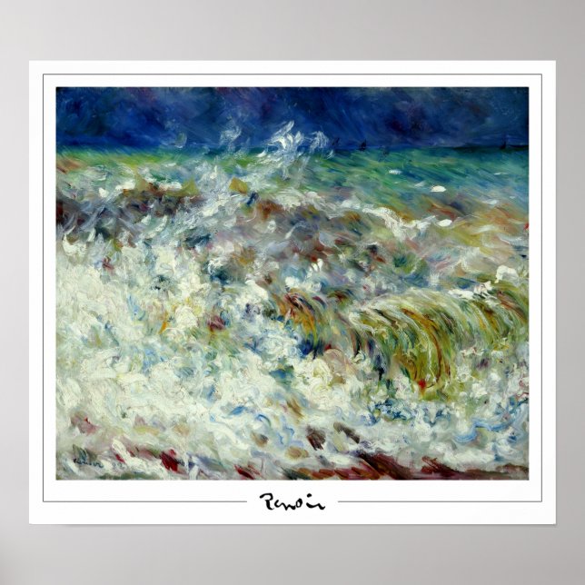 Pierre-Auguste Renoir Zedign Art Poster #14-2 (Front)