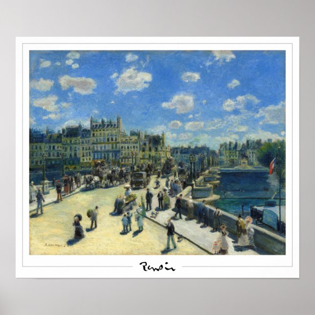 Pierre-Auguste Renoir Zedign Art Poster #20 (Front)