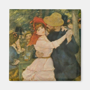 Pierre-Auguste Renoir's Dance at Bougival (1883) Magnet