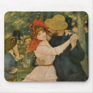 Pierre-Auguste Renoir's Dance at Bougival (1883) Mouse Pad