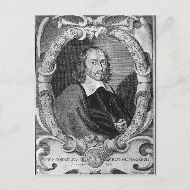 Pierre Corneille  1643 Postcard (Front)