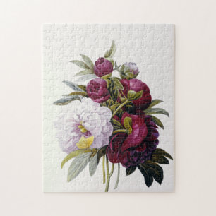Pierre Joseph Redoute - Peonies Jigsaw Puzzle