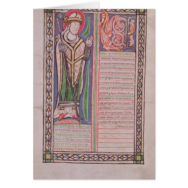 Pierre Lombard Bishop of Paris (Front)