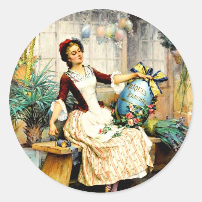 Pierre Outin - The Easter Egg, Classic Round Sticker (Front)