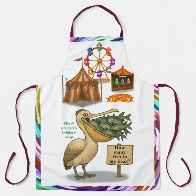 Pierre pelican's brilliant beak apron (Front)