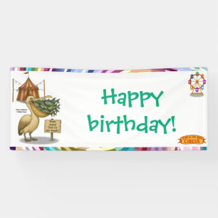 Pierre pelican's brilliant beak birthday banner