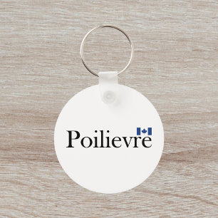 Pierre Poilievre Official Canadian Flag Key Ring