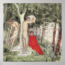 Pierre Puvis de Chavannes Bathers Modernist