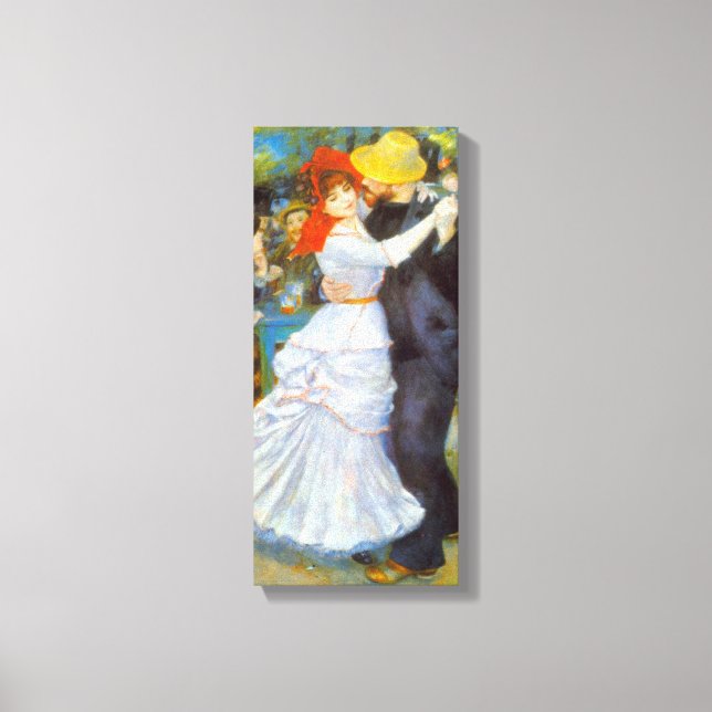 Pierre Renoir - Dance at Bougival Canvas Print (Front)