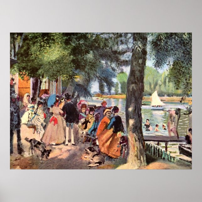 Pierre Renoir - La Grenouillere Poster (Front)