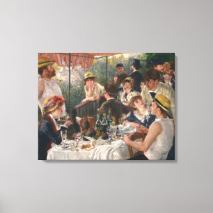 PIERRE RENOIR - Luncheon of the Boating Party 1881 Canvas Print