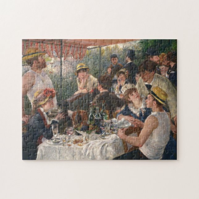PIERRE RENOIR - Luncheon of the Boating Party 1881 Jigsaw Puzzle (Horizontal)