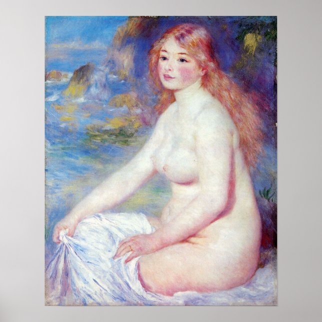 Pierre Renoir - The blonde bather Poster (Front)