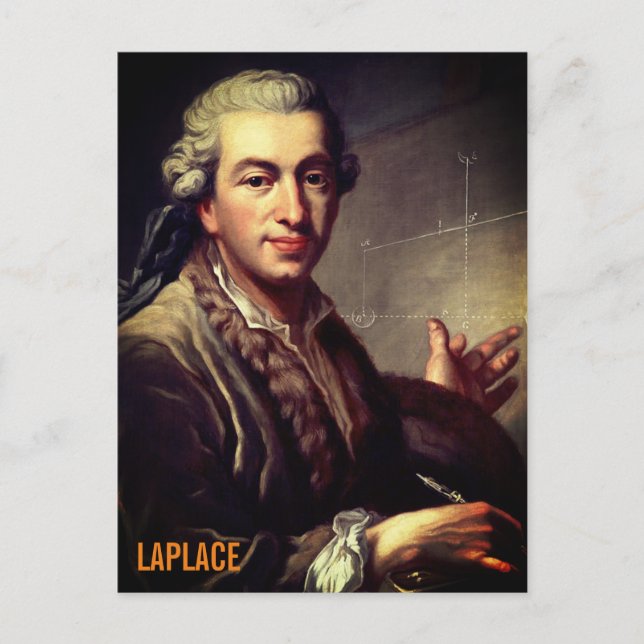Pierre-Simon Laplace Postcard (Front)