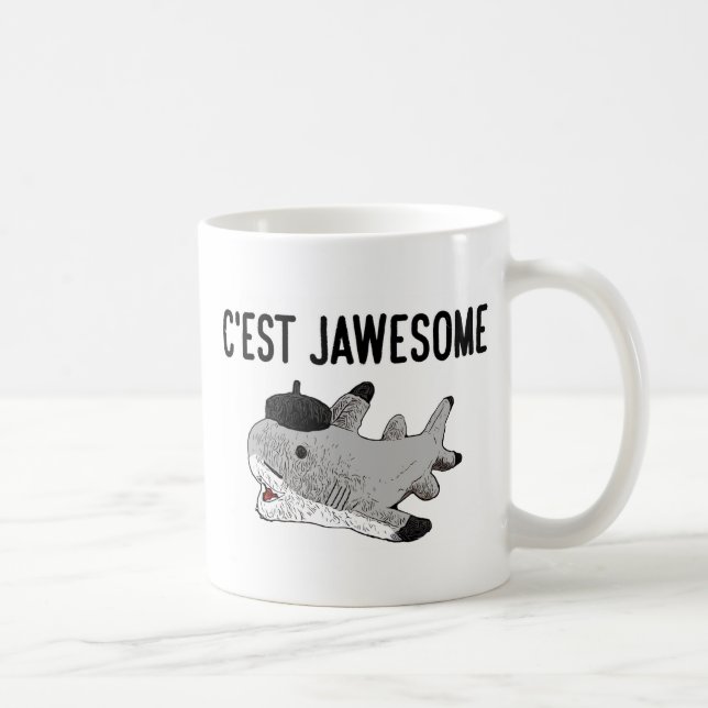 Pierre The Shark Mug (Left Handed) (Right)