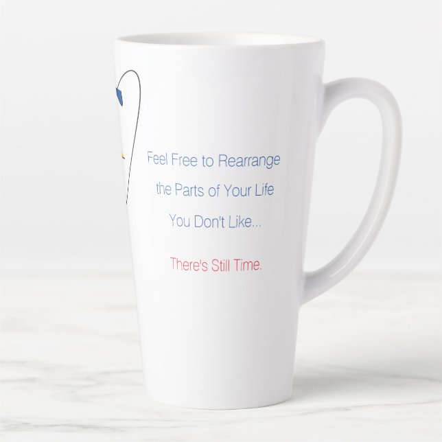 'Pierre' - There's Still Time Latte Mug (Right)