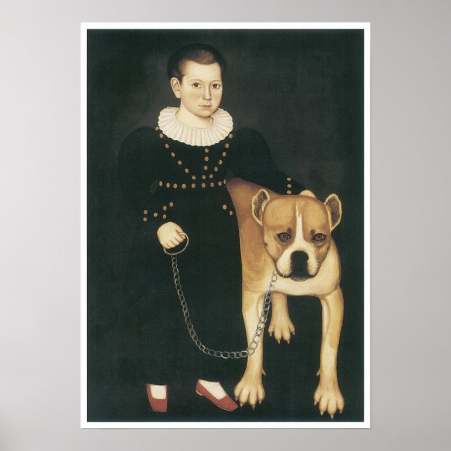 Pierrepont Edward Lacey and His Dog, Gun, 1832 Poster (Front)