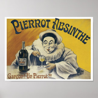 Pierrot Absinthe Poster