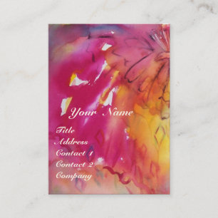 PIERROT AND ARLECCHINA /Music,Decor,Theatre Artist Business Card