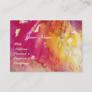 PIERROT AND ARLECCHINA /Music,Decor,Theatre Artist Business Card