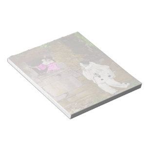 Pierrot and Columbine Notepad