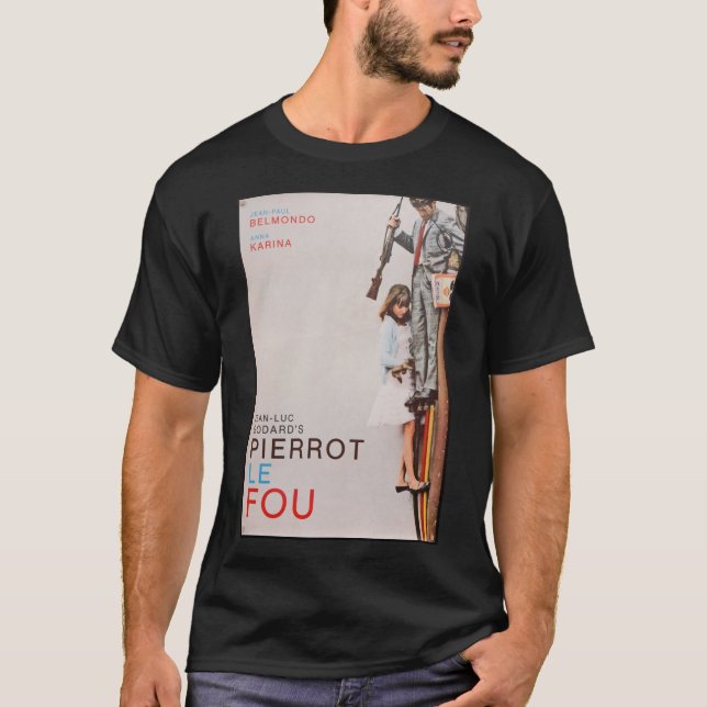 Pierrot le Fou Poster T-Shirt (Front)