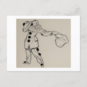 Pierrot Postcard