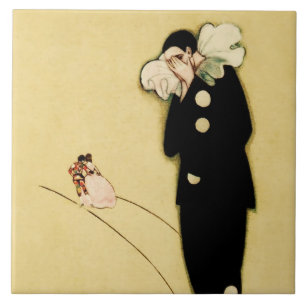 Pierrot’s Lost Love by Sophia Chiostri Tile
