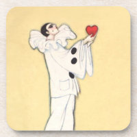 Pierrot With Red Heart by Sophia Chiostri