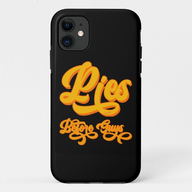 PIES BEFORE GUYS funny thanksgiving Case-Mate iPhone Case (Back)